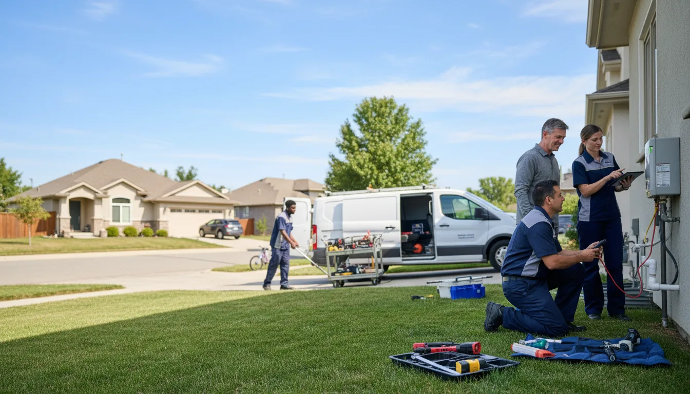 Tankless water heater service in Tipton, OK
